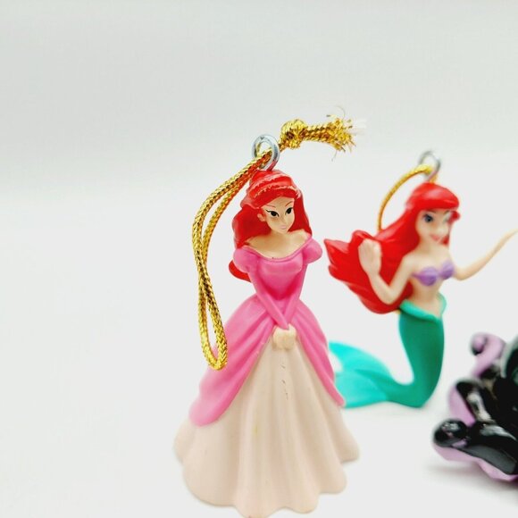 Disney The Little Mermaid Lot Of 7 PVC Figures Read Ornaments - Picture 2 of 16